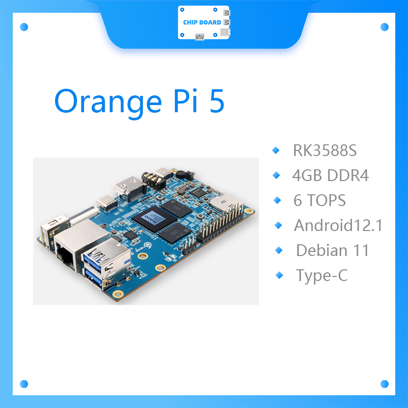 Rockchip Rk3588 Development Board - Cam Pi 5 4GB RK3588S,PCIE Mô