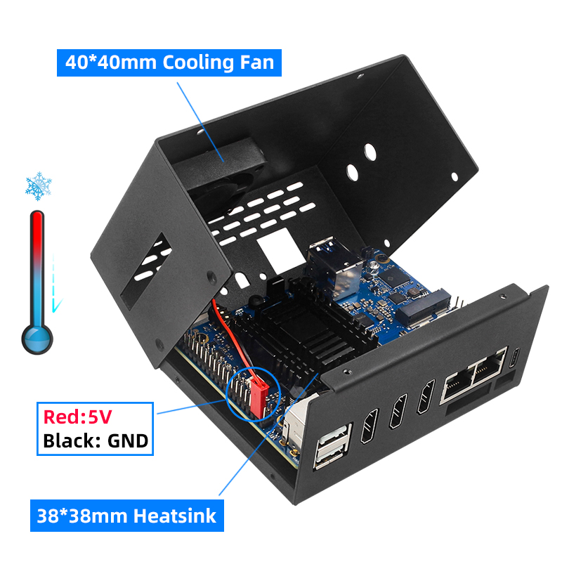 Orange Pi 5 Plus Metal Case wi - đánh giá và giá Orange Pi 5 Plus 16Gb