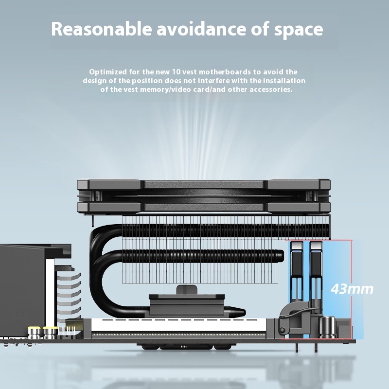 ID-COOLING IS-67-XT 6 Heat Pip - đánh giá và giá Lga1700 Itx Motherboard Ddr5
