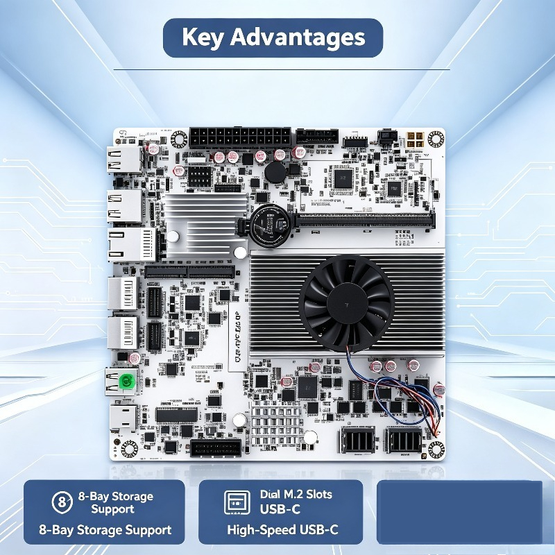 Mini ITX NAS Motherboard with  - đánh giá và giá Nas Motherboard 8 Sata Mini Itx