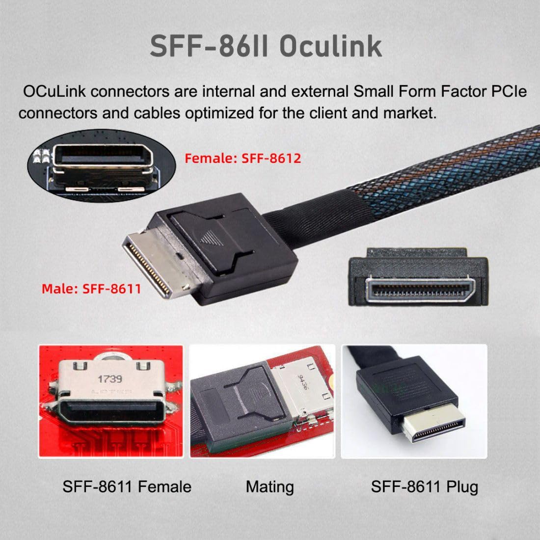 JonISerl Oculink Cable PCIe 4. - đánh giá và giá Oculink Egpu Mini Pc