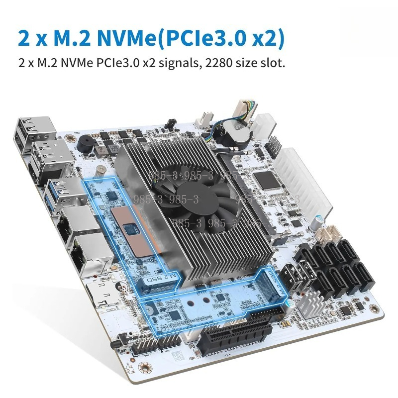 White Mini‑ITX M11 NAS Motherb - đánh giá và giá Nas Motherboard 8 Sata Mini Itx