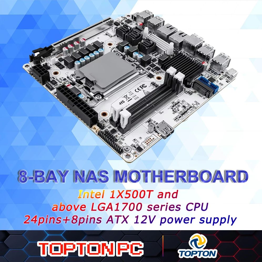 8-Bay NAS Mini ITX Motherboard - đánh giá và giá Nas Motherboard 8 Sata Mini Itx