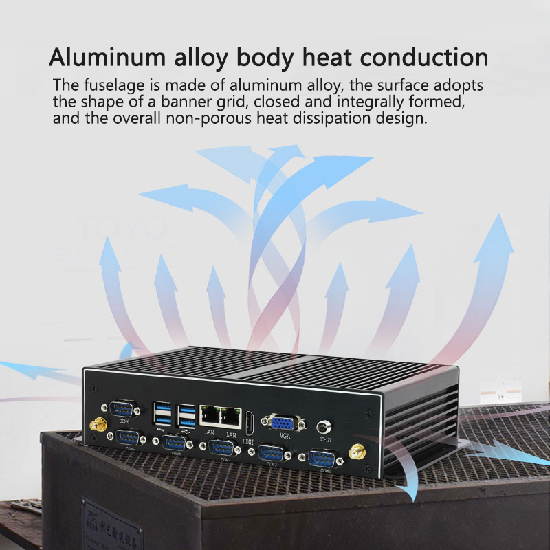 Công Nghiệp Máy Tính Mini PC Q - đánh giá và giá Fanless Industrial Pc Rs485 Core I7