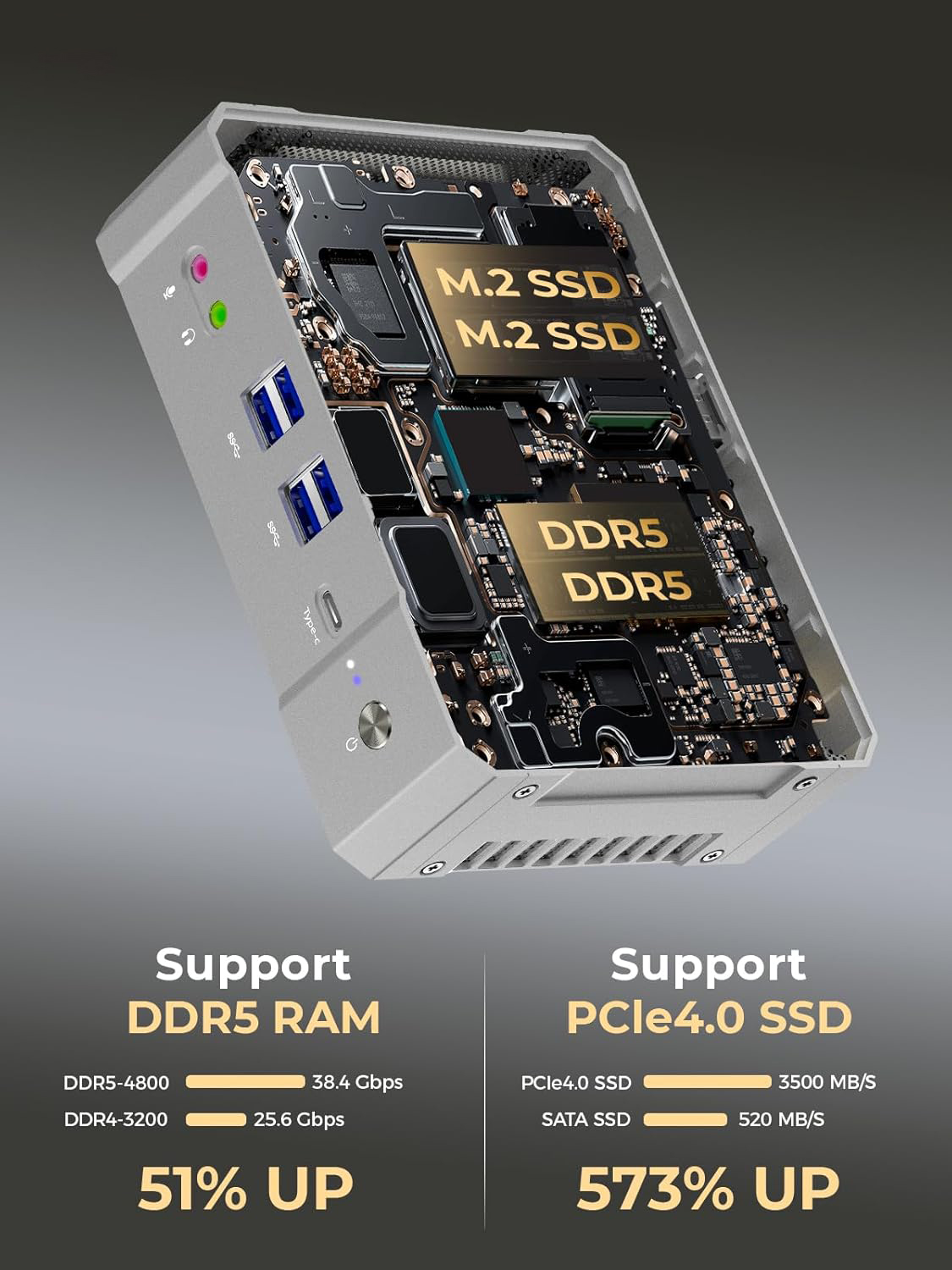Yohirs 13th Gen i9 13900H i7 1 - đánh giá và giá Intel Core I9 13900H Mini Pc